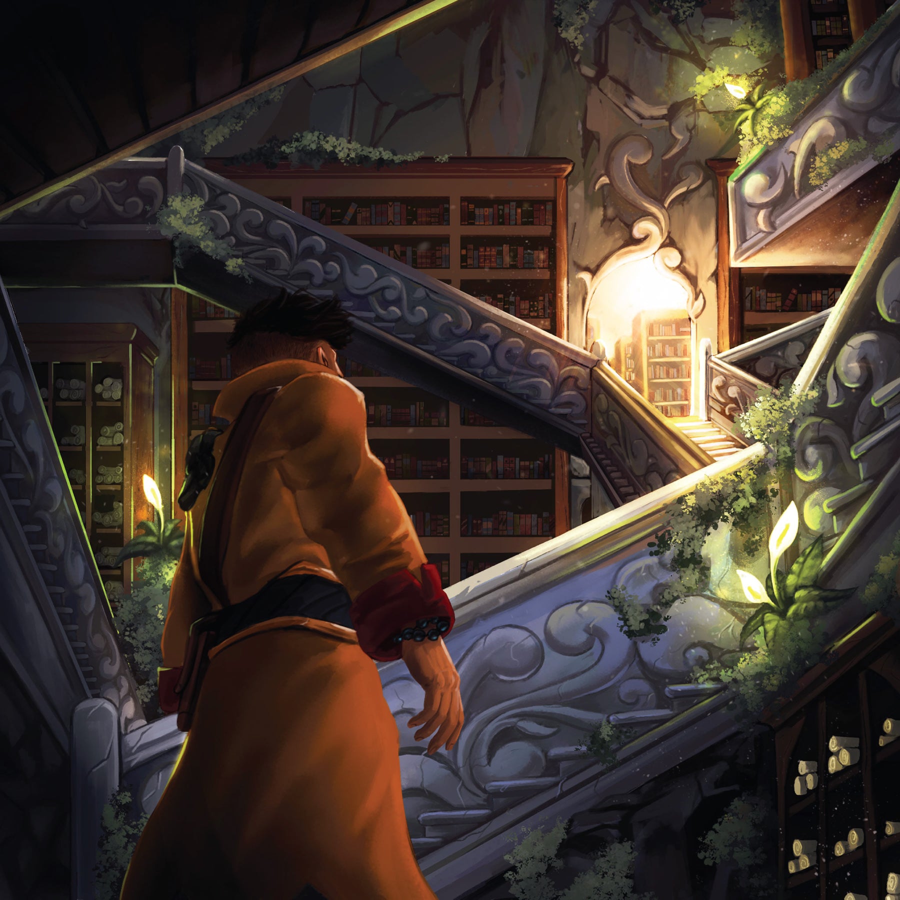 Forbidden Library Drawing Forbidden Library – Wicked Warlock